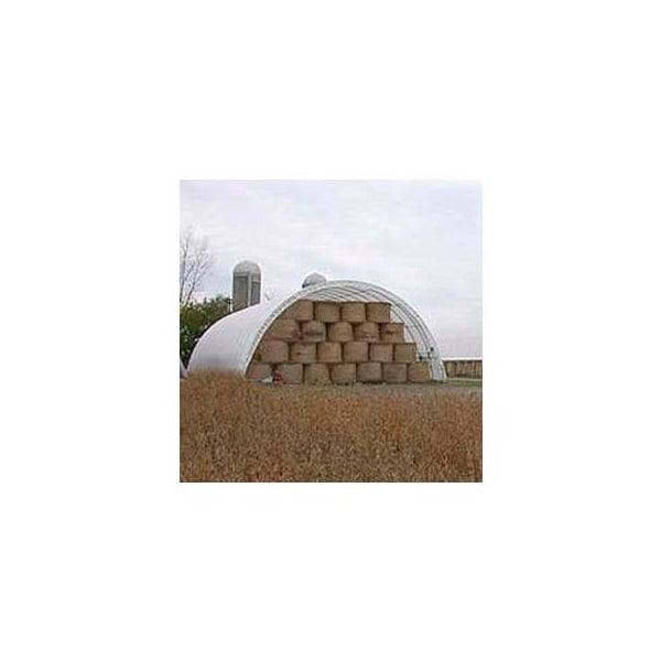 Clearspan Econoline Storage Building 30'W x 15'H x 80'L White Freestanding 108310FW - main